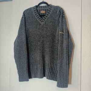 Vtg 80/90's Chevignon French Country Pullover Men L Minimalist 25% Wool Preppy